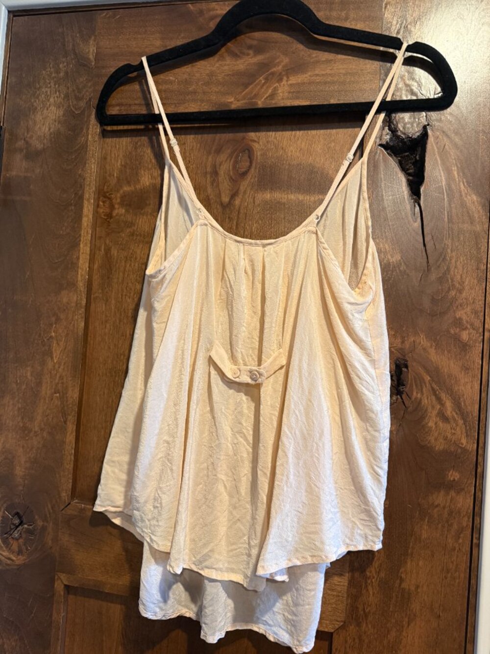 Romantic Summer Silk Top from Silence & Noise - Size: M - Picture 2 of 3